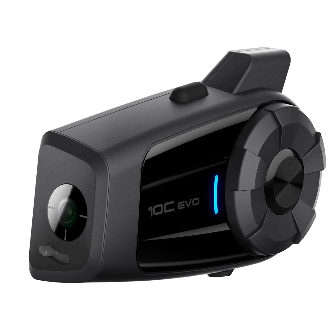 Sena 50C Motorcycle Communication & 4K Camera System & SENA 50C Universal  Clamp Kit with SOUND BY Harman Kardon Speakers and Mic (50C-A0311), Black