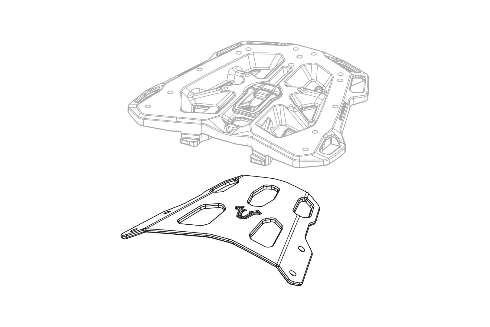 Cylinder guards Silver. BMW R nineT/ Pure/ Scra. R12/ R12 nineT.