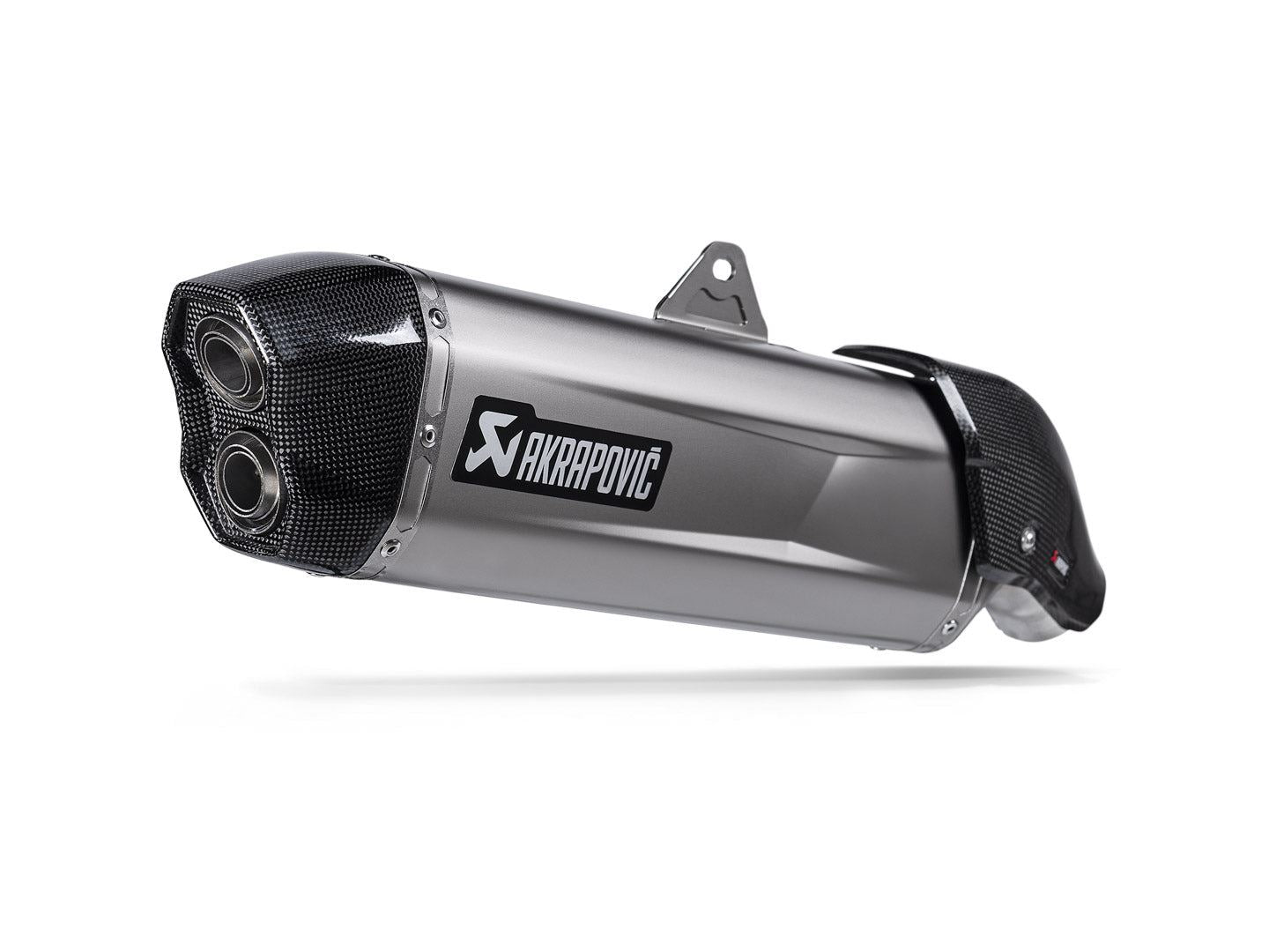 Akrapovic Slip On exhaust system Silver Aprilia Tuareg 660 (22-)