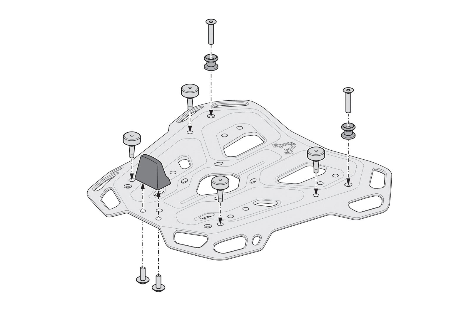 DUSC XL top case system Black. 55 l. BMW R 1300 GS (23-).