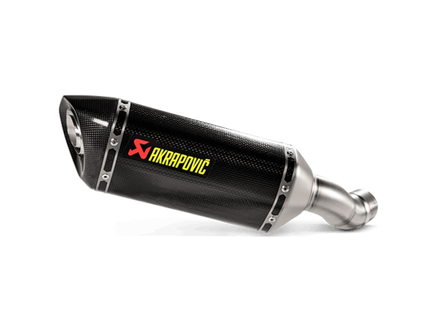 Akrapovic Slip On exhaust system Kawasaki Z900 (19-) Black