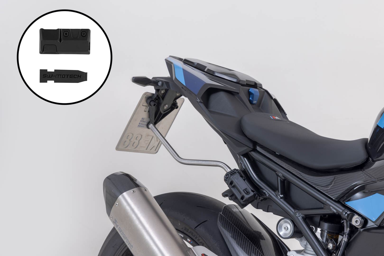 PRO BLAZE H saddlebag set Black. BMW S1000RR (19-22)/R (21-)M1000R (22-).