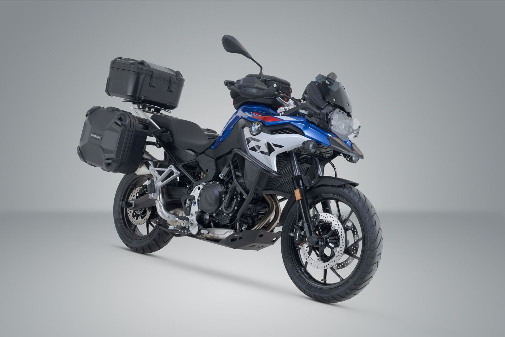 Adventure set DUSC Black. BMW F 750/800/850 GS. Plastic rack.