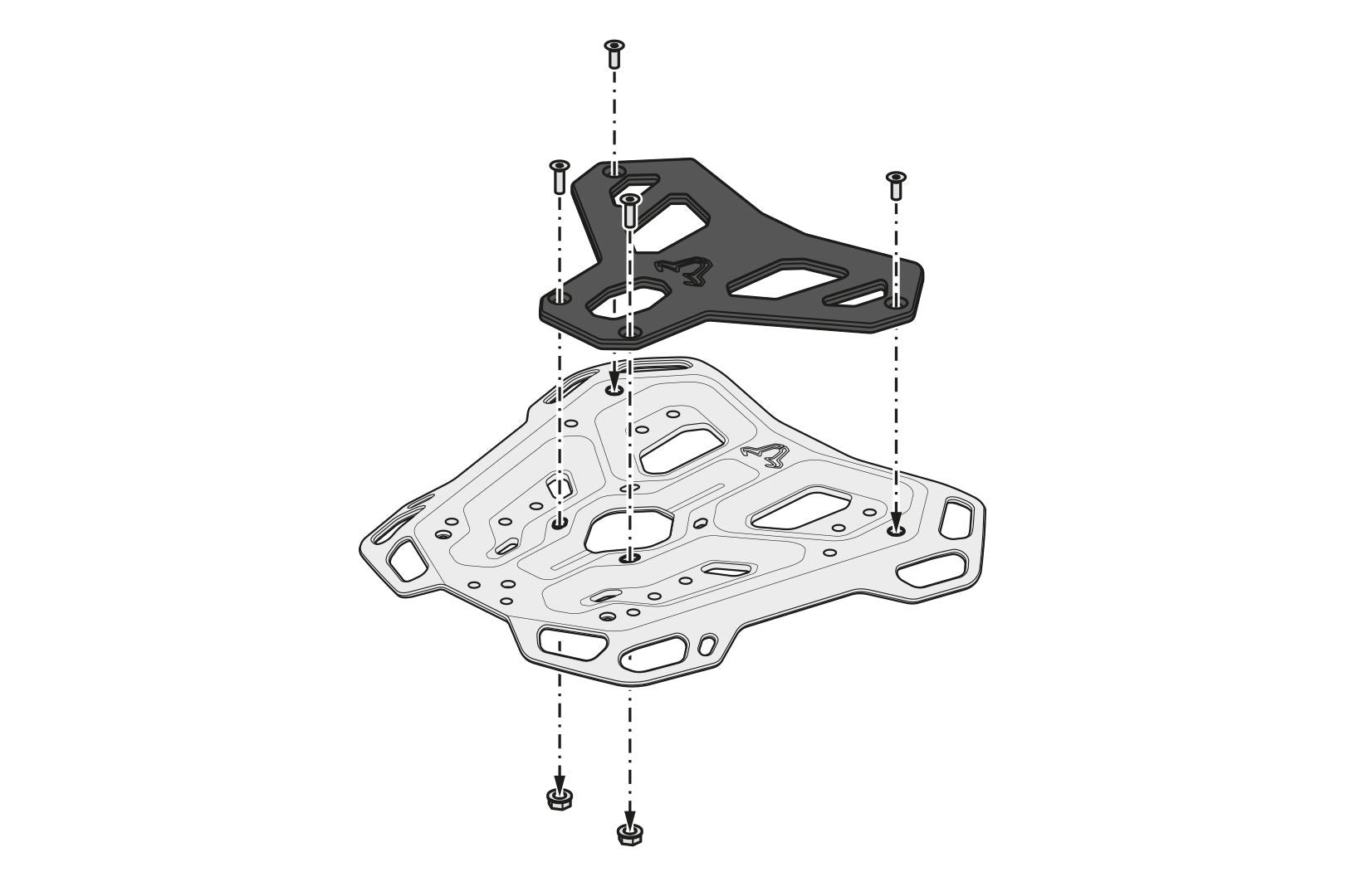 URBAN ABS topcase system CFMoto 800MT (21-) Black